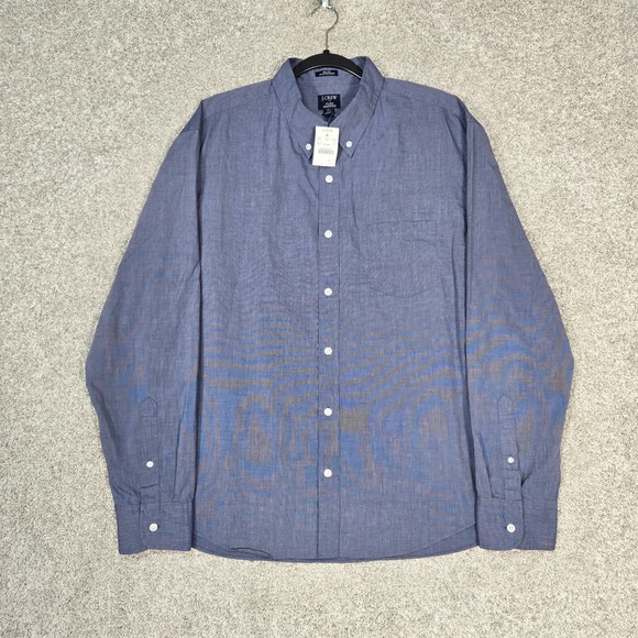 J.CREW Other - J. Crew shirt Slim Untucked Flex Oxford mens XL Blue long sleeve J Crew NEW